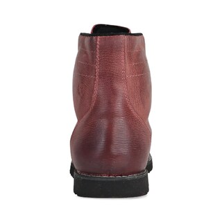 Foto 5 | Bota Atacama Block Guinda Protección Biker Calzado para Moto de Piel