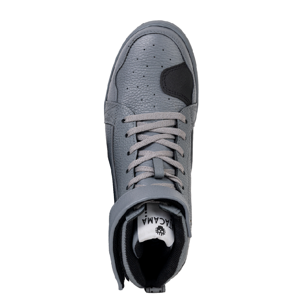 Foto 5 pulgar | Tenis Atacama Jeff Gris Protección Biker Calzado Bota Para Moto De Piel