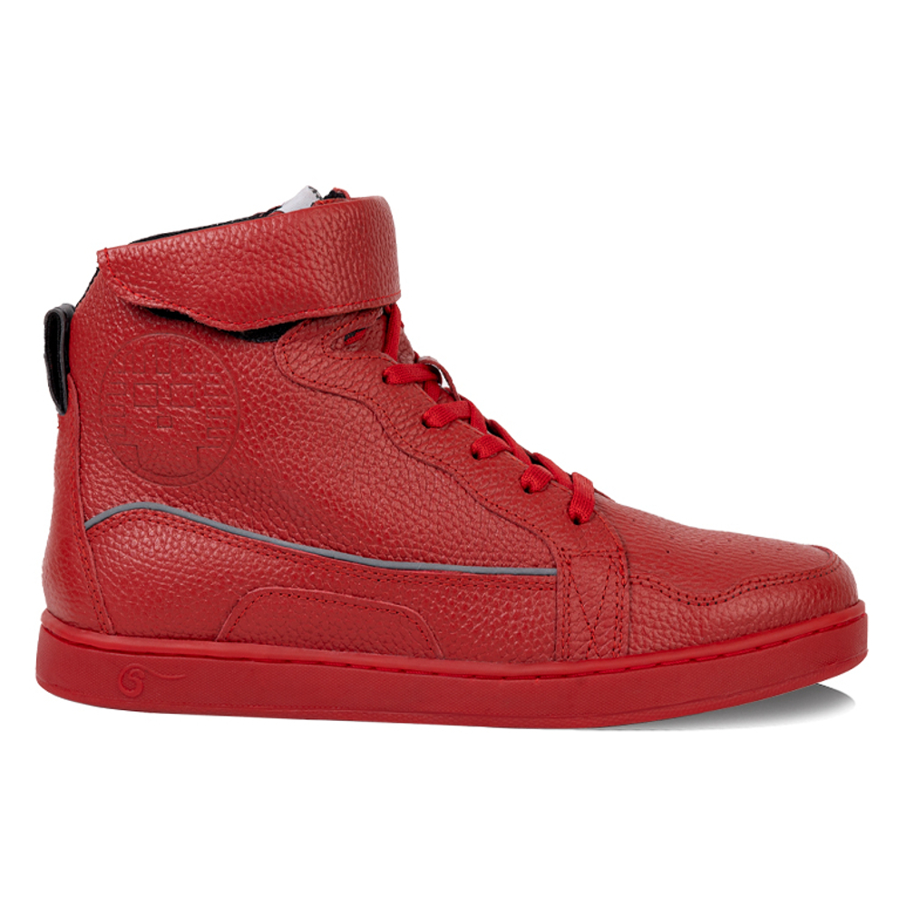 Foto 2 | Tenis Atacama Jeremy Rojo Protección Biker Calzado Bota Para Moto De Piel