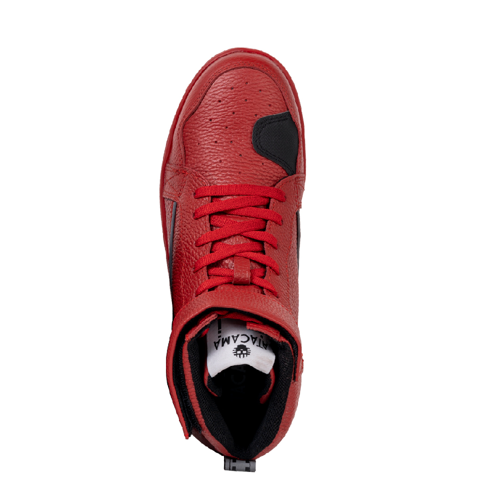 Foto 4 | Tenis Atacama Jeremy Rojo Protección Biker Calzado Bota Para Moto De Piel