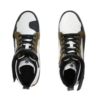 Foto 6 | Tenis Atacama James Blanco Protección Biker Calzado Bota Para Moto De Piel