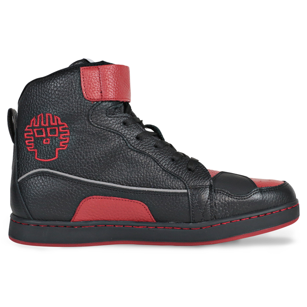 Foto 3 pulgar | Tenis Atacama Mcgrath Negro Protección Biker Calzado Bota Para Moto De Piel