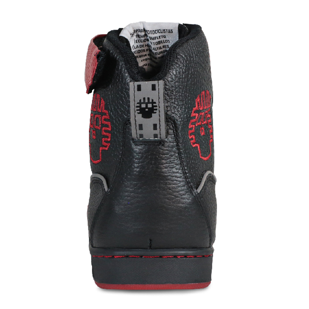 Foto 6 pulgar | Tenis Atacama Mcgrath Negro Protección Biker Calzado Bota Para Moto De Piel