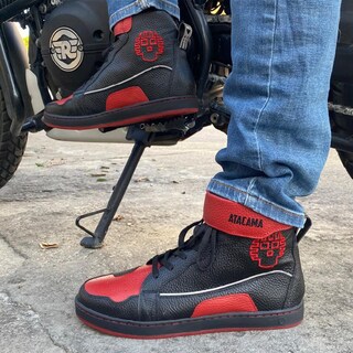 Foto 6 | Tenis Atacama Mcgrath Negro Protección Biker Calzado Bota Para Moto De Piel