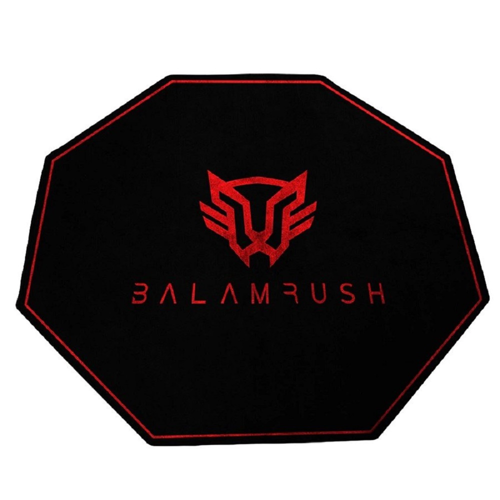 Mousepad Balam Rush Br-932400 Negro con Rojo de 12x12 cm