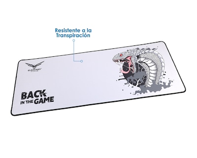 Foto 3 | Tapete para Mouse Virtual Zone color Gris Pad Gaming Xl Cobra