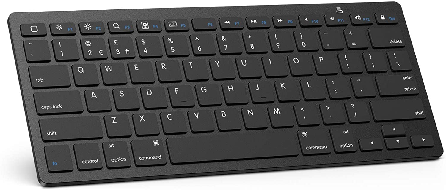 Venta Internacional - Teclado Bluetooth Omoton Ultra -slim Compatible Con Ipad 10.2 (8a/ 7ª Generación)/ 9.7, Air Ipad