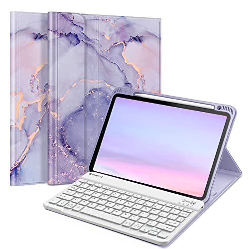 Foto 2 pulgar | Venta Internacional - Case De Teclado Fintie Para Ipad Air 5th Generation (2022) / Ipad Air 4th Gen (2020) 10.9 Pu