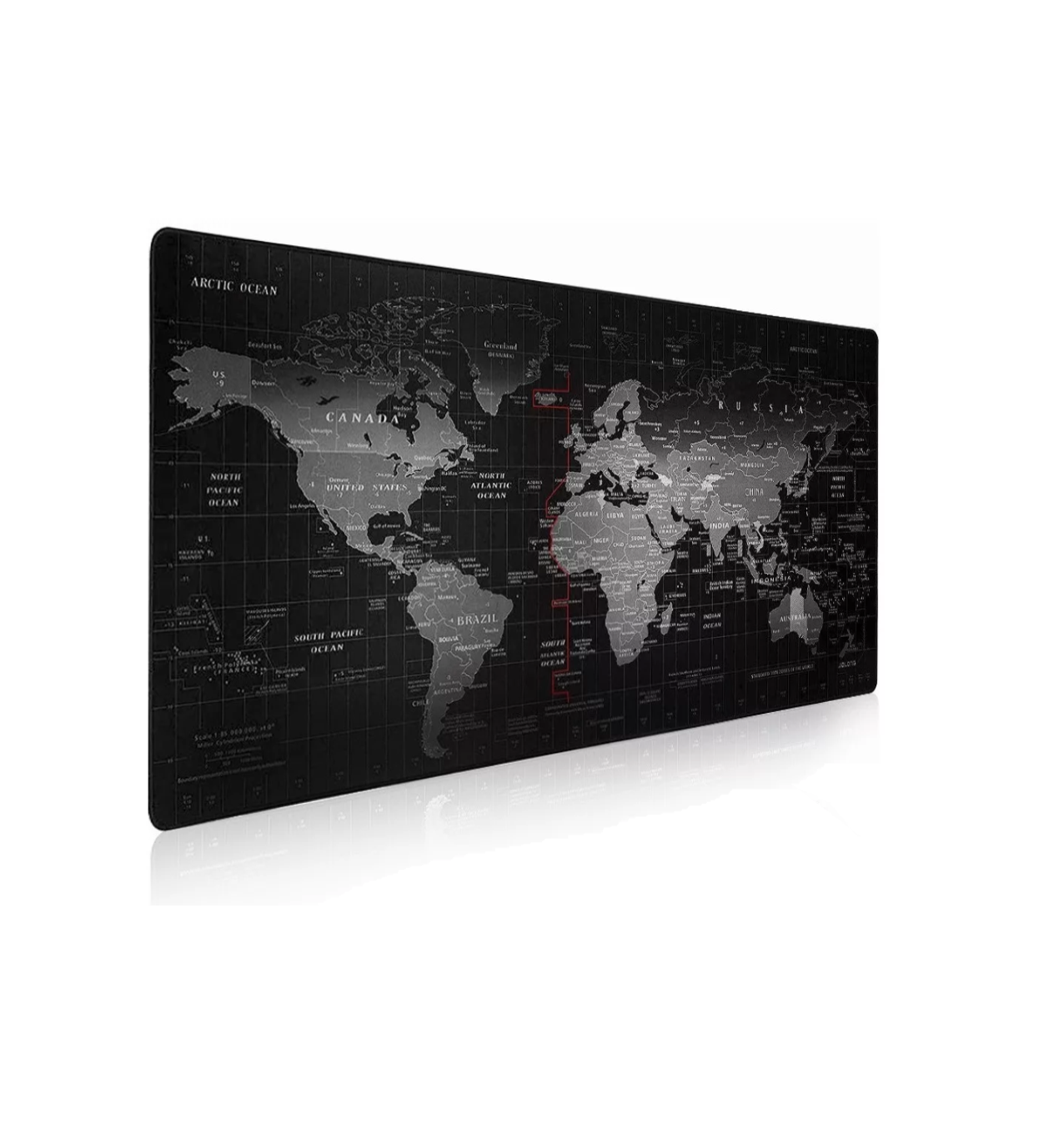 Foto 2 pulgar | Mouse Pad Gamer Belug Antideslizante Negro 80 x 30cm