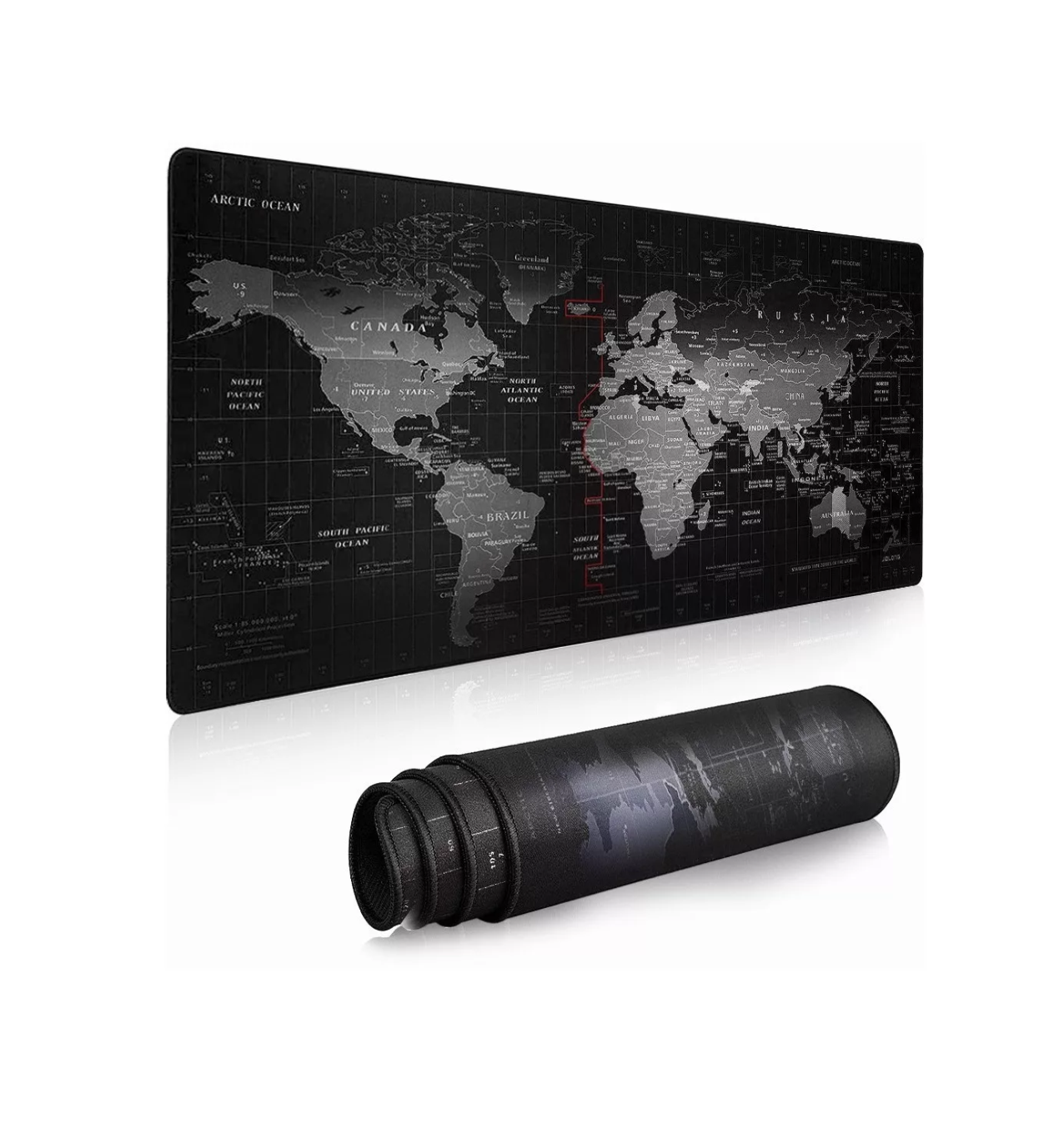 Foto 3 pulgar | Mouse Pad Gamer Belug Antideslizante Negro 80 x 30cm
