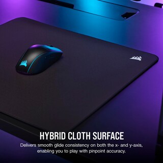 Foto 3 | Alfombrilla De Ratón Corsair Mm500 V2 Hybrid Cloth Gaming, Grande, Negra - Venta Internacional.