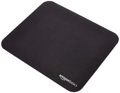 Foto 1 | Alfombrilla de Ratón Amazon Basics Cuadrado de Tela con Base de Goma Negro - Venta Internacional