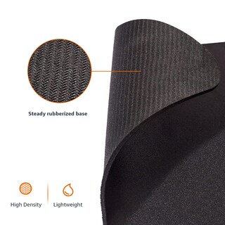 Foto 2 | Alfombrilla de Ratón Amazon Basics Cuadrado de Tela con Base de Goma Negro - Venta Internacional