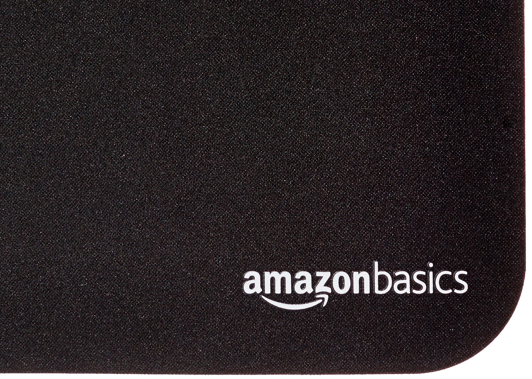 Foto 3 | Alfombrilla de Ratón Amazon Basics Cuadrado de Tela con Base de Goma Negro - Venta Internacional