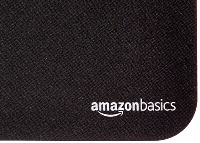 Foto 3 | Alfombrilla de Ratón Amazon Basics Cuadrado de Tela con Base de Goma Negro - Venta Internacional