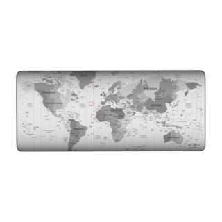 Foto 1 | Mousepad Acteck Vibe Flow World Mt494w Tela + Goma 80x35cm Diseño Mundo Advanced Gris Ac-941044 Sin Garantia