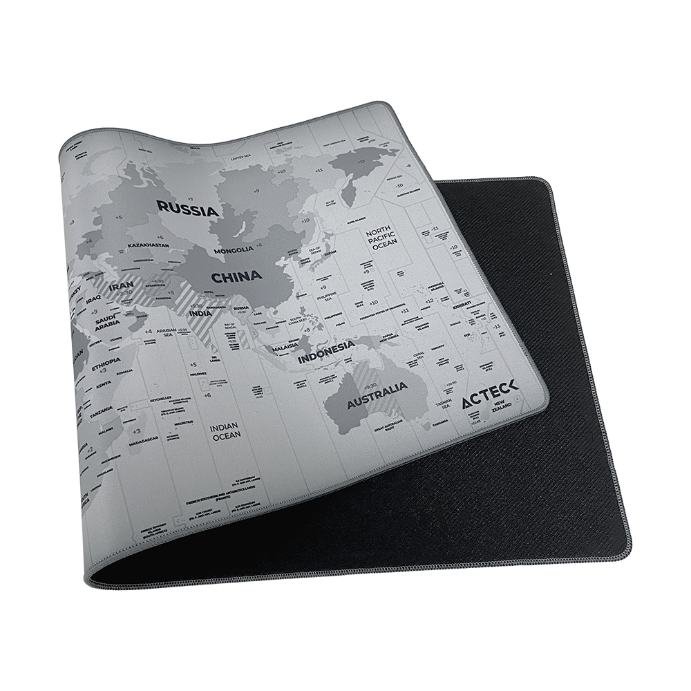 Foto 2 | Mousepad Acteck Vibe Flow World Mt494w Tela + Goma 80x35cm Diseño Mundo Advanced Gris Ac-941044 Sin Garantia