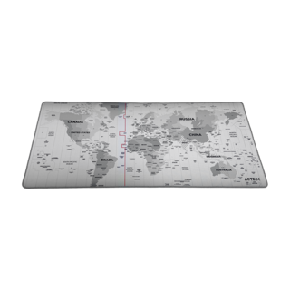 Foto 3 | Mousepad Acteck Vibe Flow World Mt494w Tela + Goma 80x35cm Diseño Mundo Advanced Gris Ac-941044 Sin Garantia
