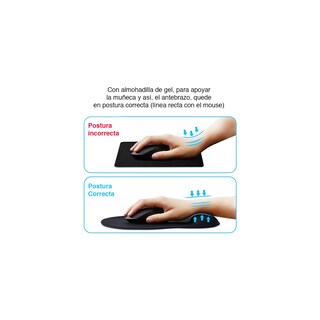 Foto 4 | Alfombrilla De Ratón Con Reposamuñecas Ergonómico De Gel - Venta Internacional.