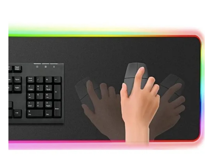 Foto 4 pulgar | Alfombrilla de Ratón Luminous Rgb Led Xl Gamer 80x30 Cm Fgd-02 - Venta Internacional