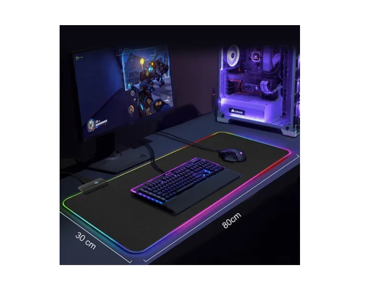 Foto 5 pulgar | Alfombrilla de Ratón Luminous Rgb Led Xl Gamer 80x30 Cm Fgd-02 - Venta Internacional