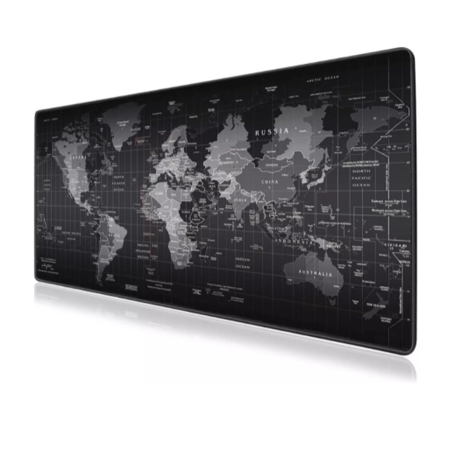 Foto 1 | Alfombrilla Gaming Grande - Diseño De Mapa Del Mundo