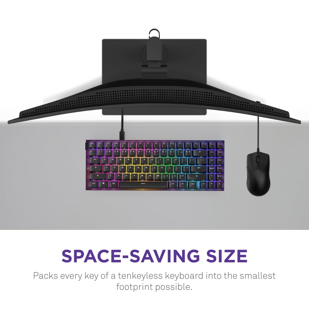 Foto 3 | Teclado Para Juegos Nzxt Function 2 Minitl Con Cable Óptico Negro - Venta Internacional.