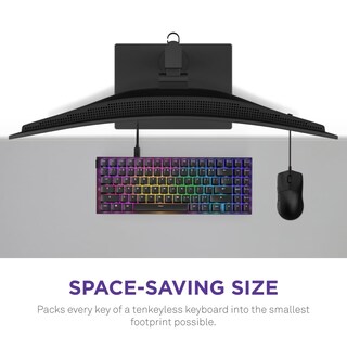 Foto 3 | Teclado Para Juegos Nzxt Function 2 Minitl Con Cable Óptico Negro - Venta Internacional.