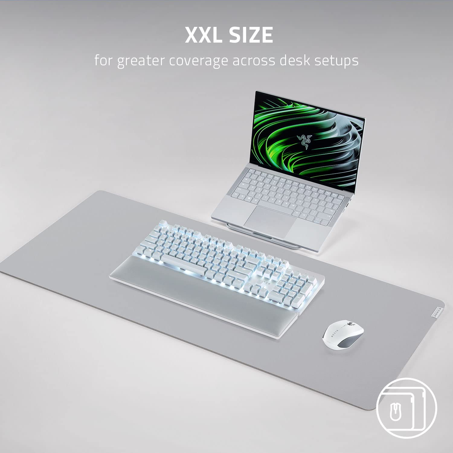 Foto 5 | Alfombrilla Razer Pro Glide Espuma De Goma Suave Y Gruesa Para Ratón Tamaño Xxl - Venta Internacional