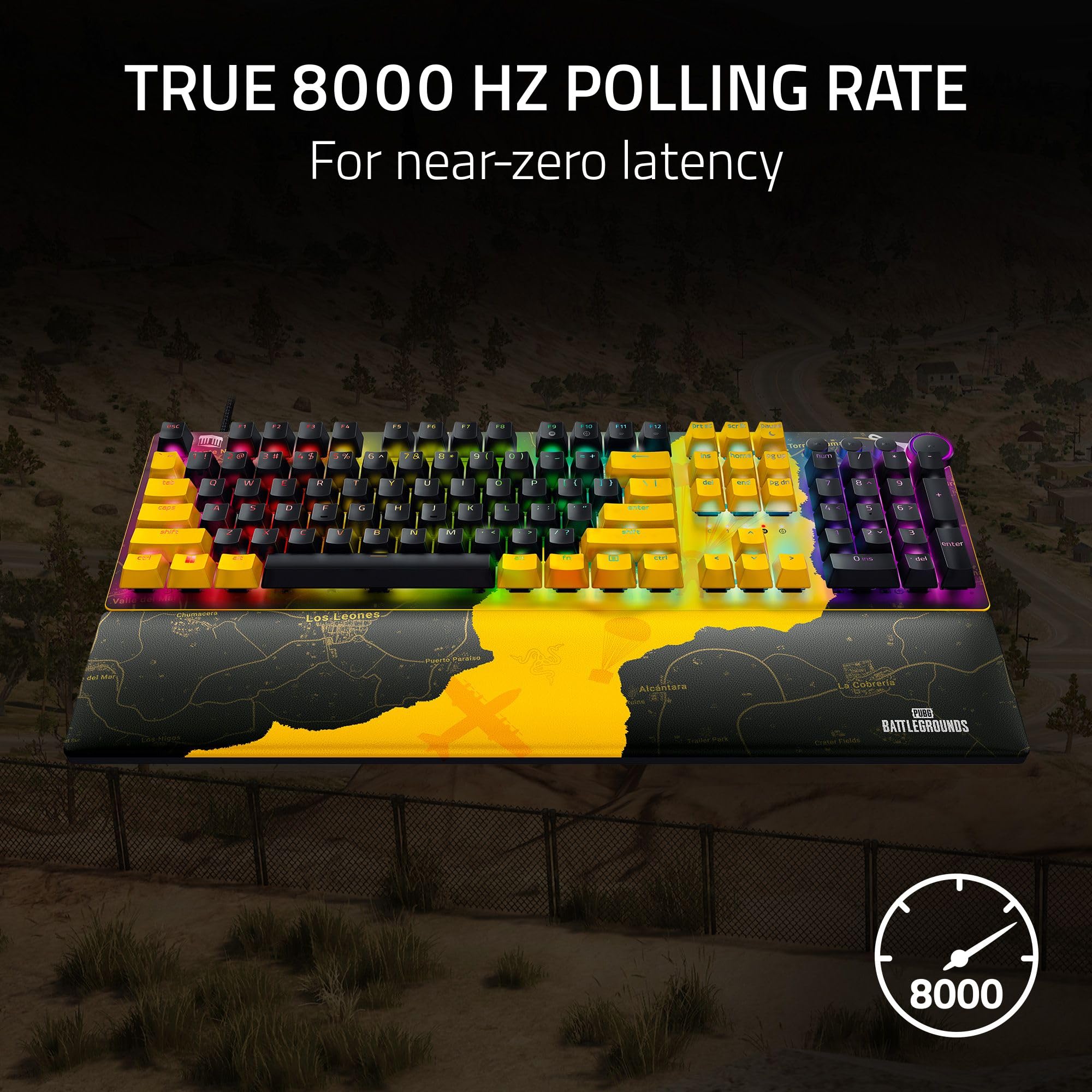 Foto 4 pulgar | Teclado Para Juegos Razer Huntsman V2 Optical Pubg Edition - Venta Internacional.