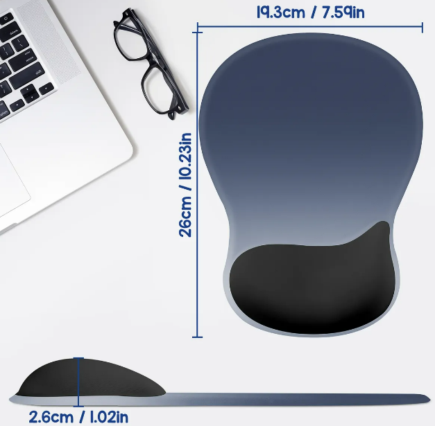 Foto 4 pulgar | Xtellar Alfombrilla De Ratón Ergonómica Con Masaje - Innovador Reposa Muñecas Antideslizante