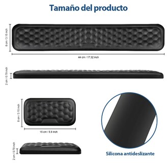 Foto 2 | Xtellar: La Alfombrilla Ergonómica Y Reposamuñecas Para Teclado De Lujo.