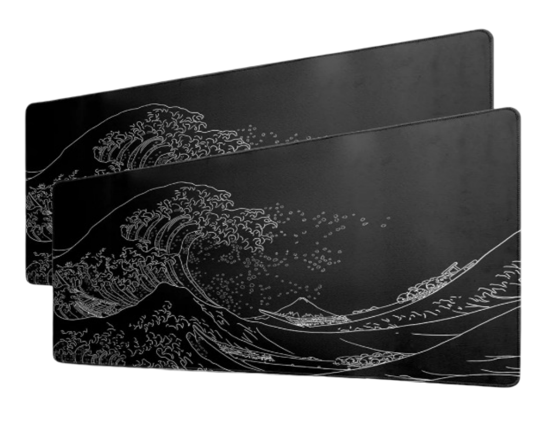 Foto 1 | Pack De 2 Alfombrillas Olas Xtellar Gamer Premium Para Ratón De 80x30cm