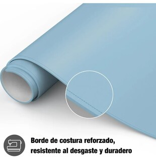Foto 3 | Alfombrilla Azul Claro/plata Extragrande De Doble Cara Xtellar Para Gamers Y Profesionales