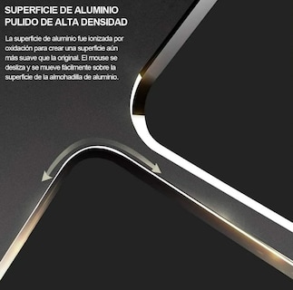 Foto 4 | Mousepad Xtellar Premium de Aluminio y Antiderrapante