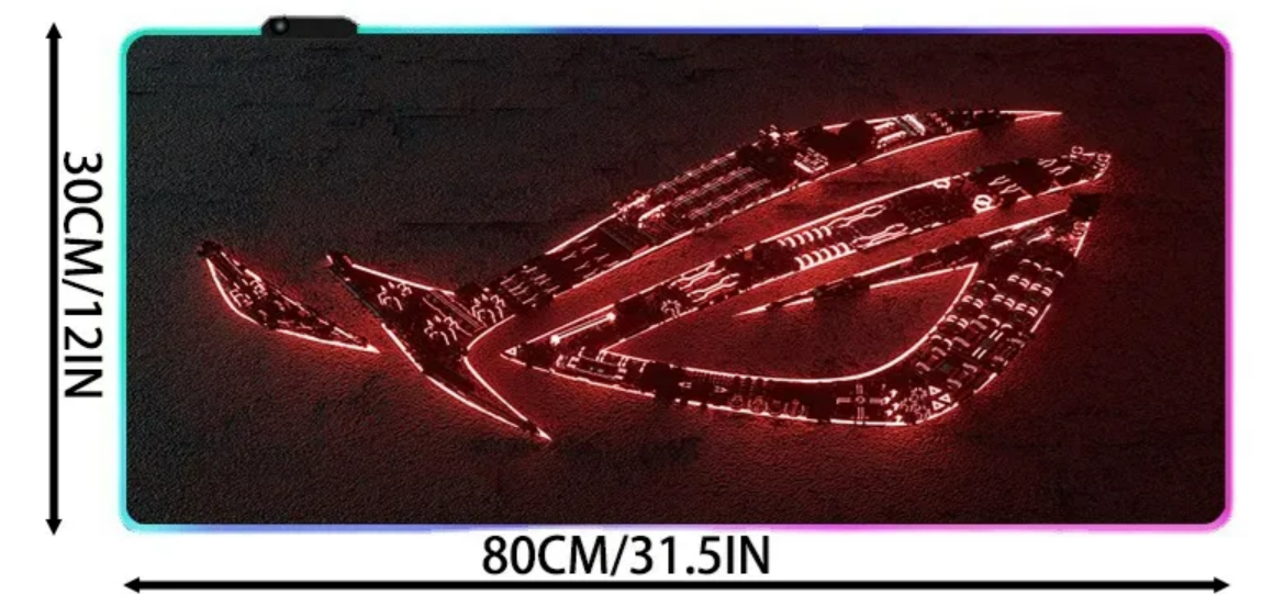 Foto 2 | Alfombrilla Gamer Xtellar Con Iluminación Rgb Y Superficie De Alta Precisión - 80x30 Cm