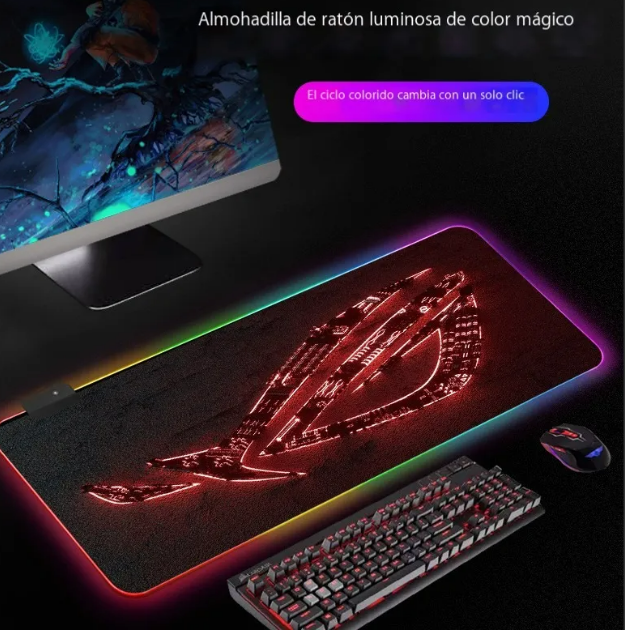 Foto 3 | Alfombrilla Gamer Xtellar Con Iluminación Rgb Y Superficie De Alta Precisión - 80x30 Cm