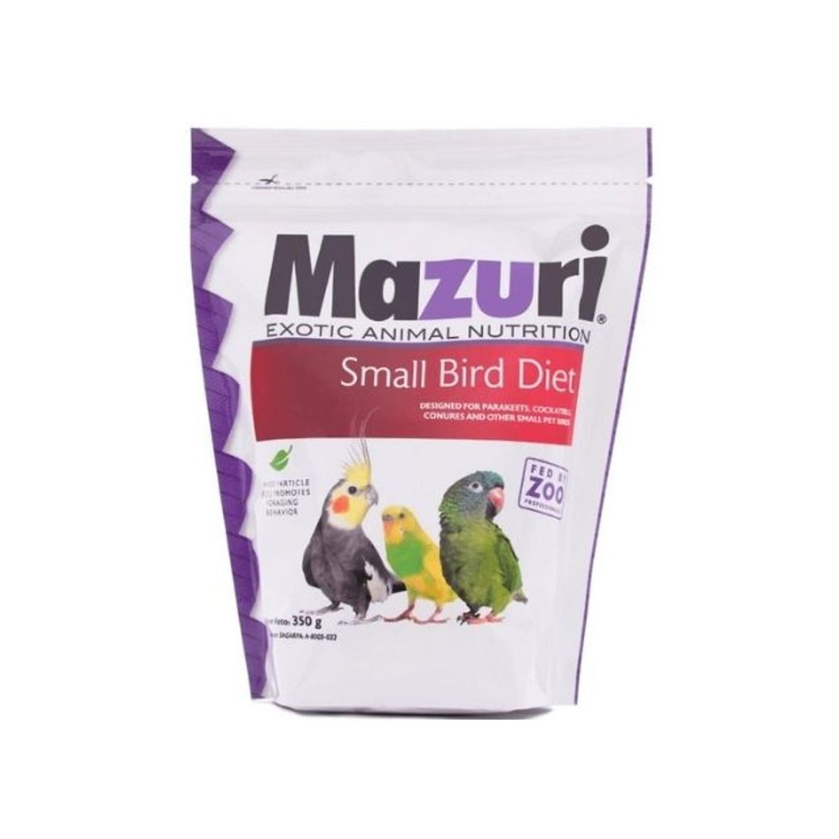 Foto 1 | Alimentos para Aves Pequeñas Mazuri 350 g
