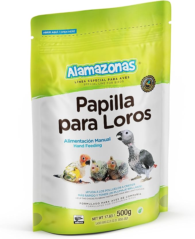 Foto 2 pulgar | Papilla para Loros Alamazonas 500 G 100% Mexicano