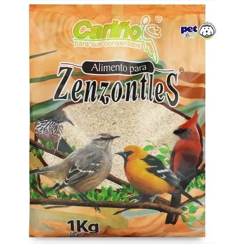 Foto 1 | Alimento para Cenzontle Cariño Zenzontle 1 KG con Fruta 100% Natural