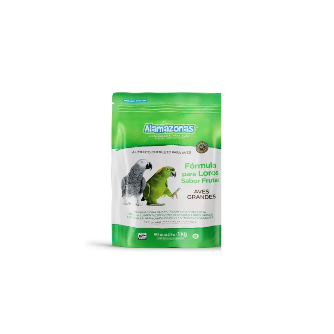 Foto 2 pulgar | Alimento para Cotorros Sabor Frutas Croquetas 1kg Alamazonas