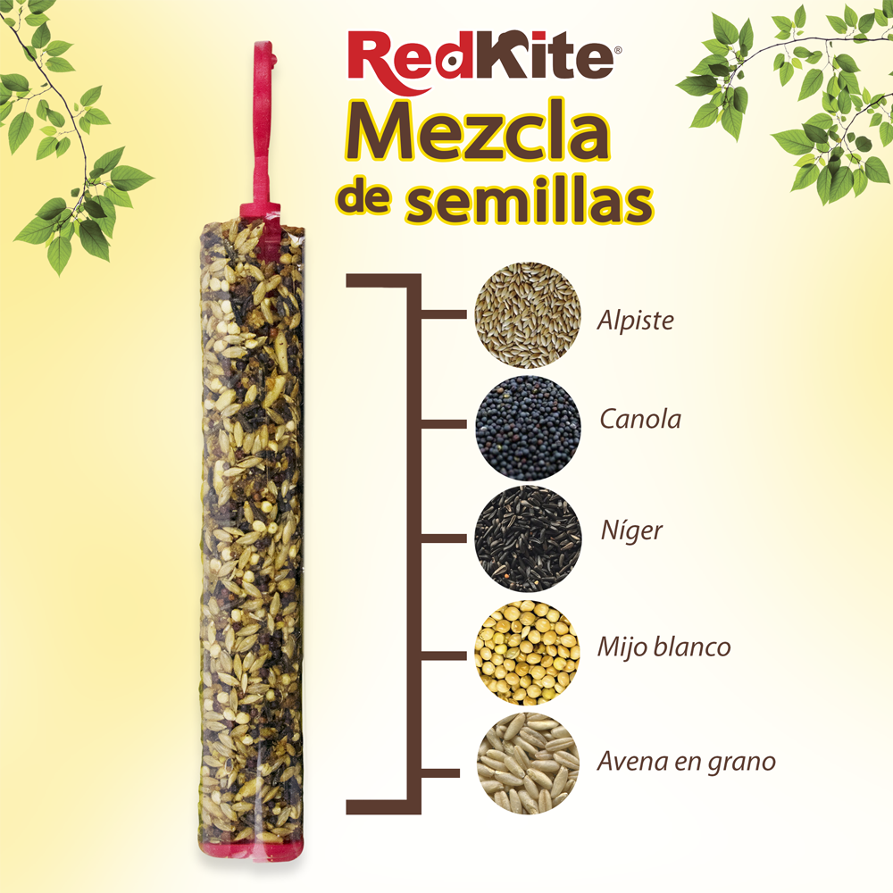 Foto 4 pulgar | Redkite Barrita De Semillas Para Aves Adultas Contiene 2 Piezas