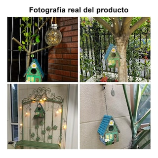Foto 3 | Casa De Pájaros Y Colibríes Para Colgar En Exterior Eo Safe Imports Esi-17625 Multicolor