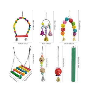 Foto 2 | Kit de Juguete para Aves 13 Piezas Eo Safe Imports Esi-9746 Multicolor