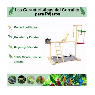 Foto 3 | Jaula para Pájaros de Patio de Juegos con Escalera Eo Safe Imports Esi-9749 Multicolor