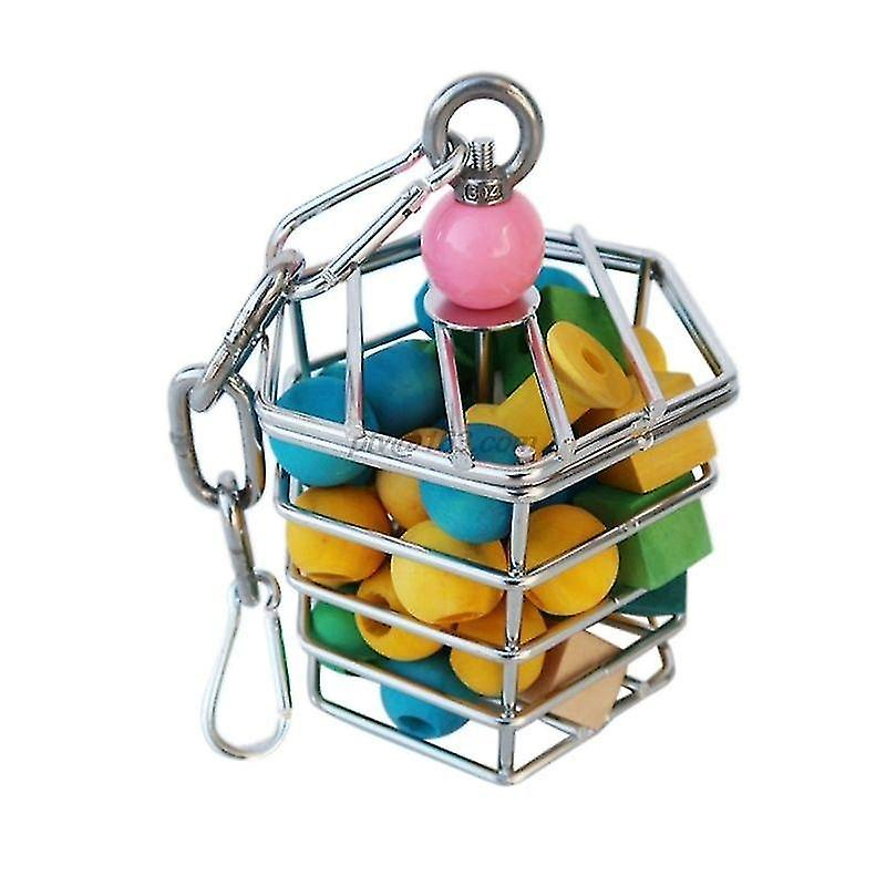 Foto 2 pulgar | Juguete Para Pájaros Huoguo, De Acero Inoxidable, Para Loros - Venta Internacional.