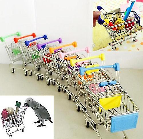 Foto 3 pulgar | Carrito De Compras De Juguetes Para Mascotas, Pájaro, Loro, Hámster, Colorido - Venta Internacional.