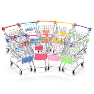 Foto 5 | Carrito De Compras De Juguetes Para Mascotas, Pájaro, Loro, Hámster, Colorido - Venta Internacional.