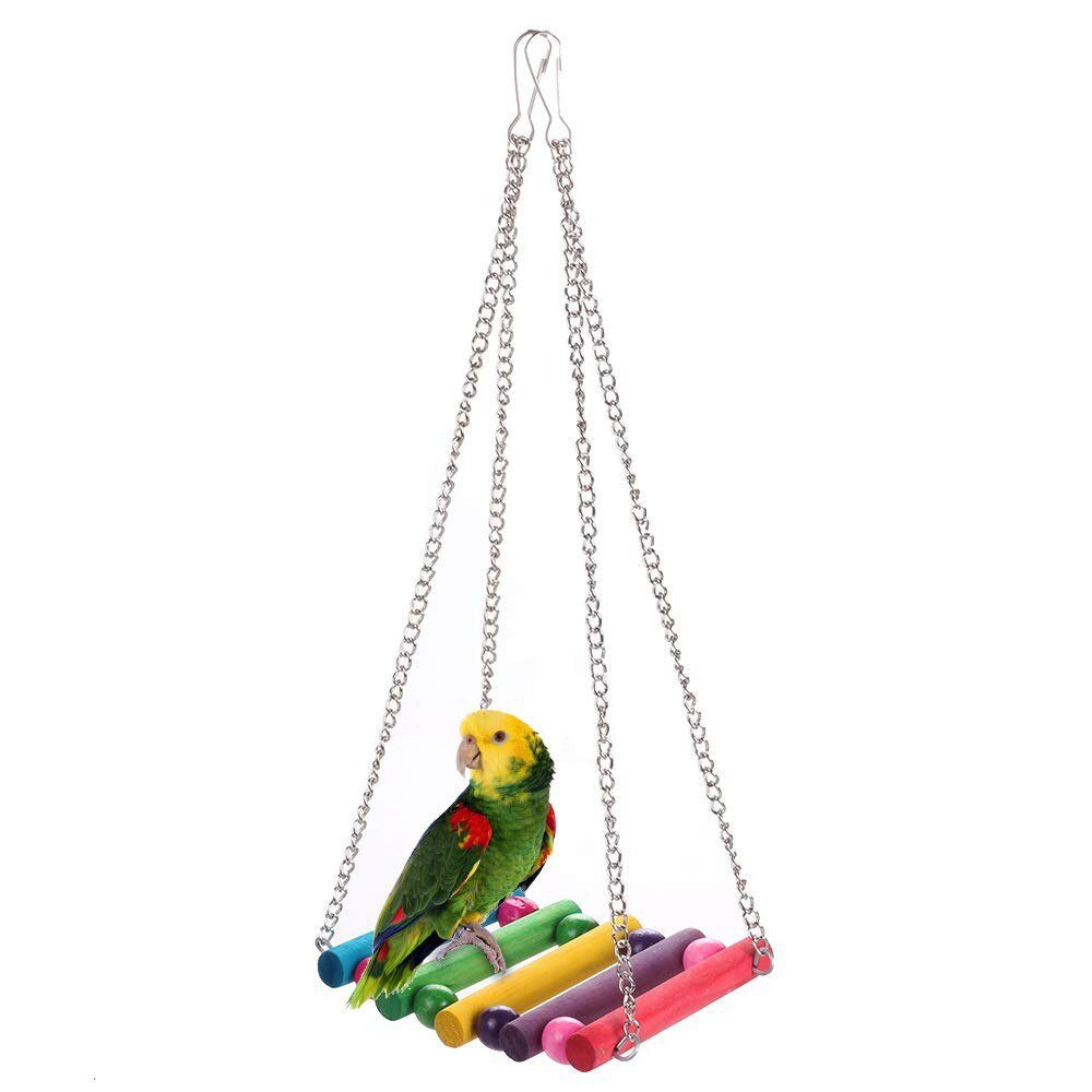 Foto 4 pulgar | Juego De Juguetes Colgantes Con Forma De Loro Para Mascotas, 7 Piezas, Sanlin Beans Chewing Bite - Venta Internacional.