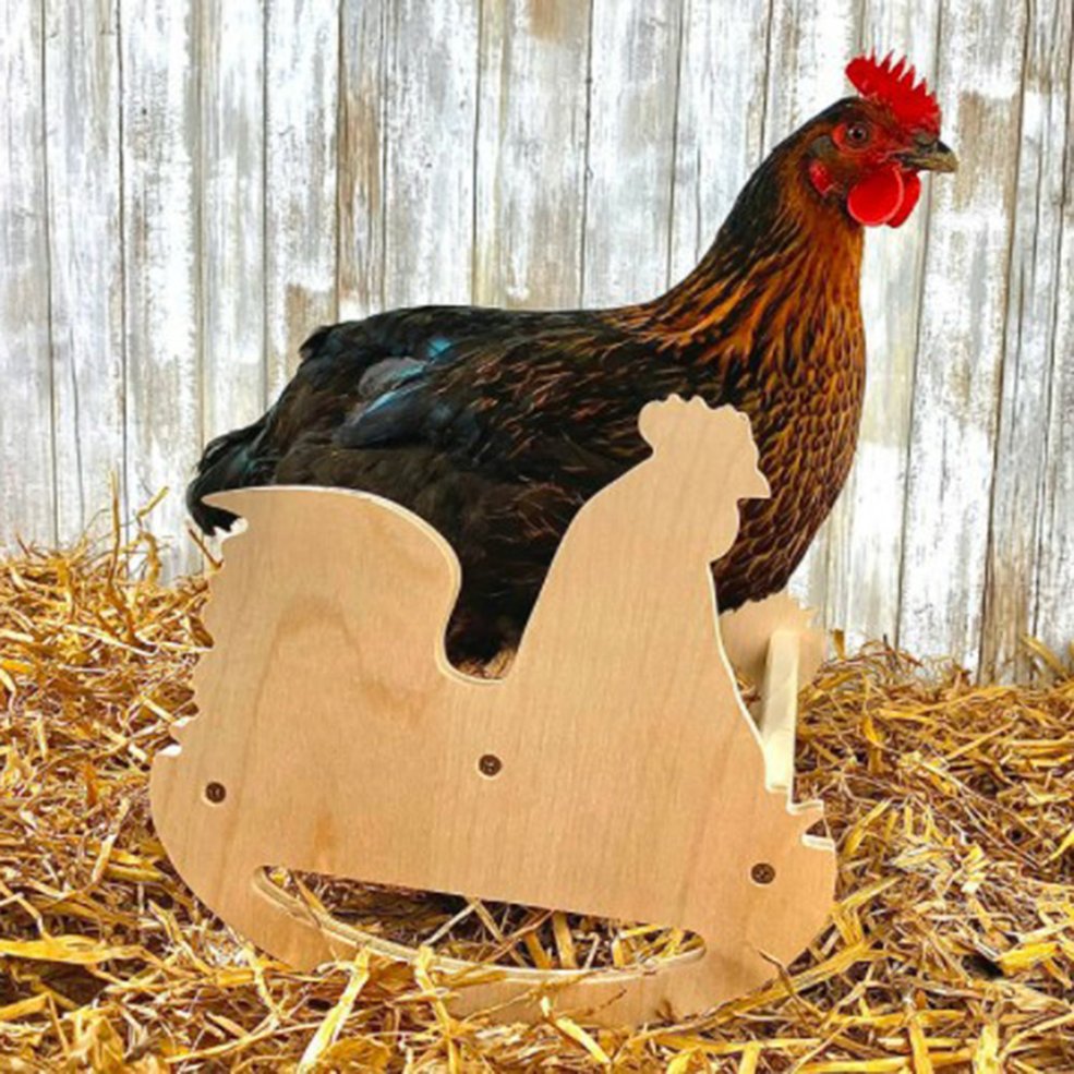 Foto 3 pulgar | Percha De Madera Con Forma De Escalera Giratoria Para Pollos Y Gallos - Venta Internacional.